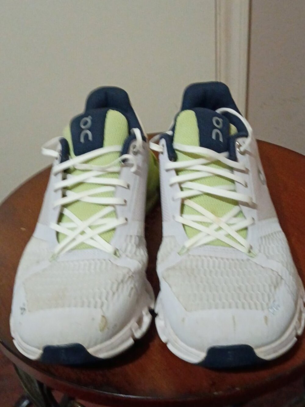 Size 10 - On Cloudflyer II 2 Running Shoes 21.99031 Women’s White Green Meadow - Picture 14 of 15